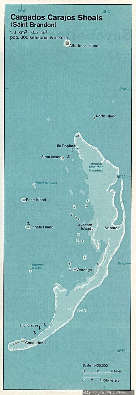(Из Интернета) Острова Святого Брендона, Маврикий