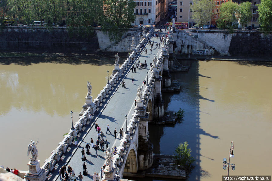Мост Святого Ангела. Рим, Италия