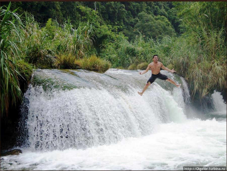 Филиппины, остров Бохол — прыгучий водопад Бусэй Канчанабури, Таиланд