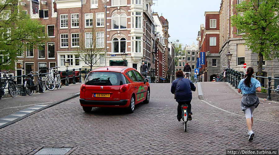 Участники дорожного движения Амстердам, Нидерланды