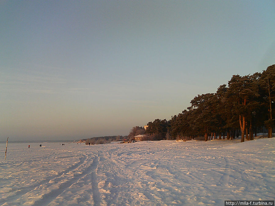 Пляж Сестрорецкого курорта. Санкт-Петербург, Россия