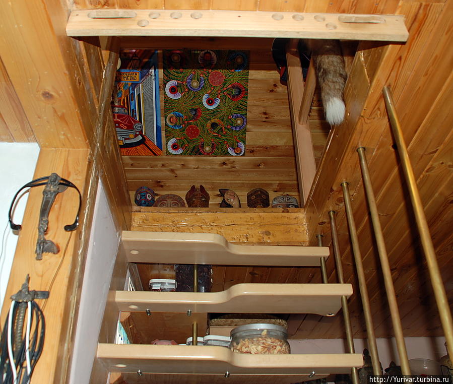 На такой лестнице трудно споткнуться даже ночью Чехия