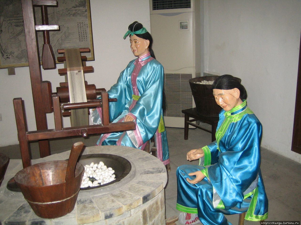 Сучжоу — родина шелкопрядения. Музей шелка Сучжоу, Китай