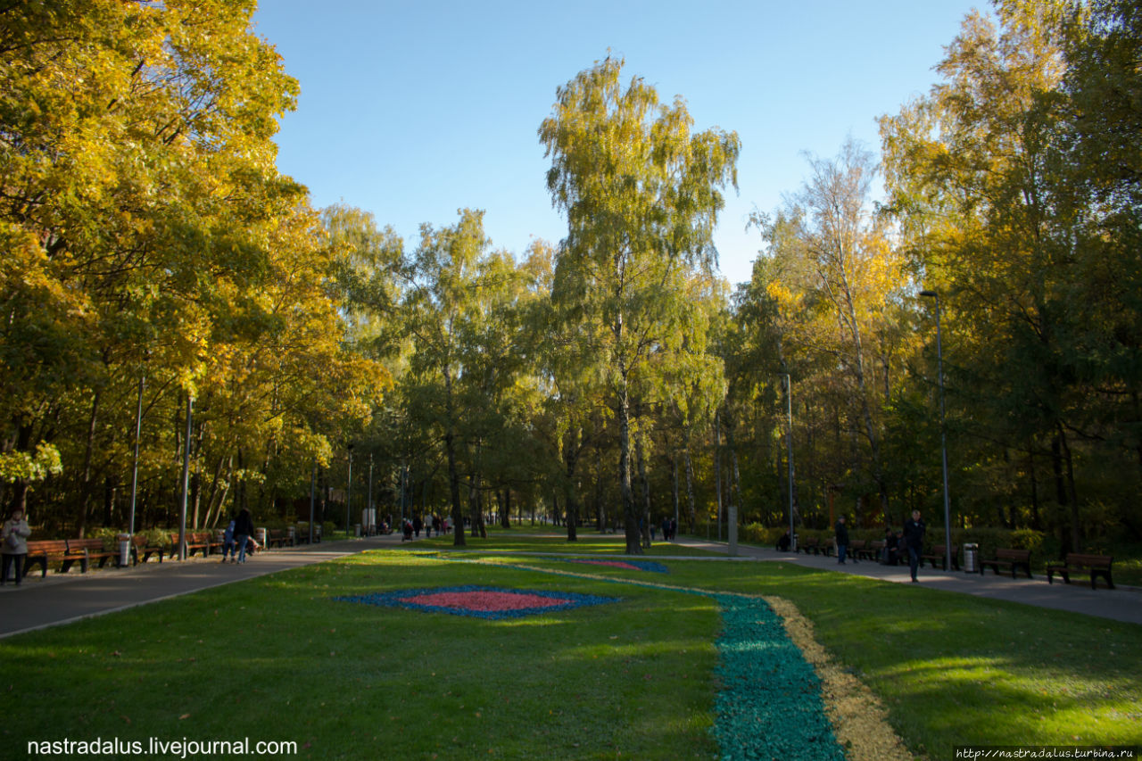 Осень в Кузьминках Москва, Россия