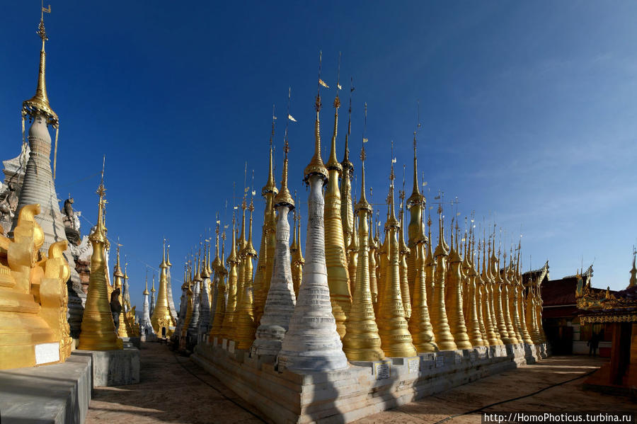 Лес ступ Озеро Инле, Мьянма