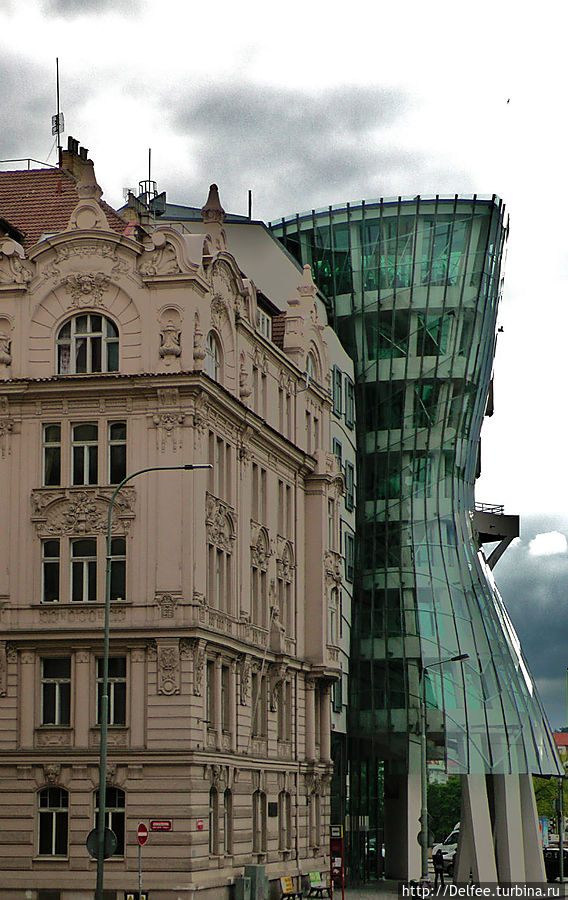 Известный в определенных кругах Танцующий дом Прага, Чехия