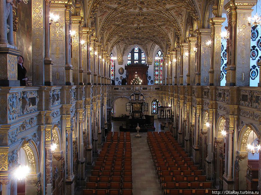 Внутреннее убранство дворцовой церкви Кристиана IV.