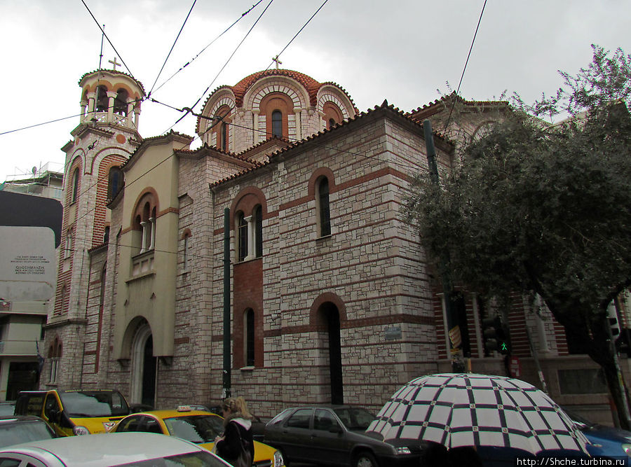 Русская православная церковь в Плаке Афины, Греция