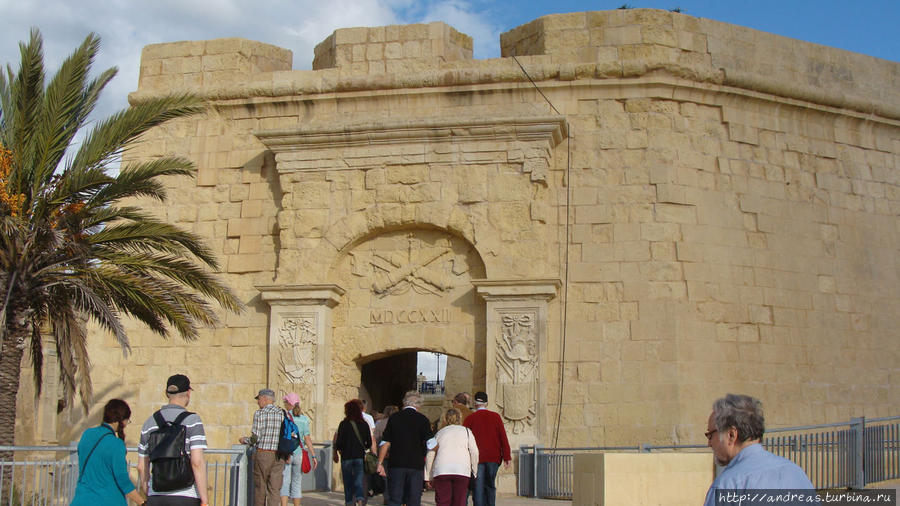 Ворота крепости Биргу-Витториозо Мальта
