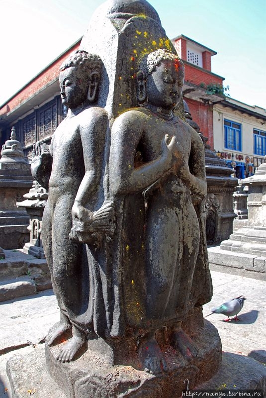 Четыре статуи Будды. Из интернета Катманду, Непал