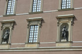 Фасад Королевского дворца. Стокгольм.