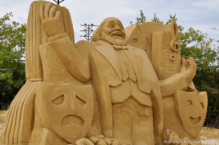 Фестиваль песчаных скульптур в Бургасе Бургас, Болгария