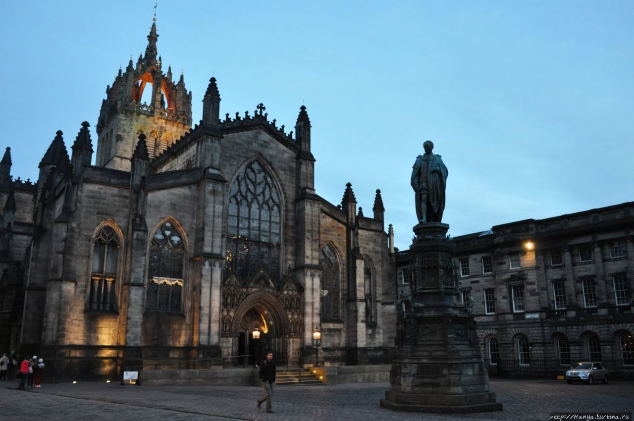 Кафедральный собор Сент-Джайлс (St Giles, Святого Эгидия), Эдинбург. Фото из интернета Эдинбург, Великобритания