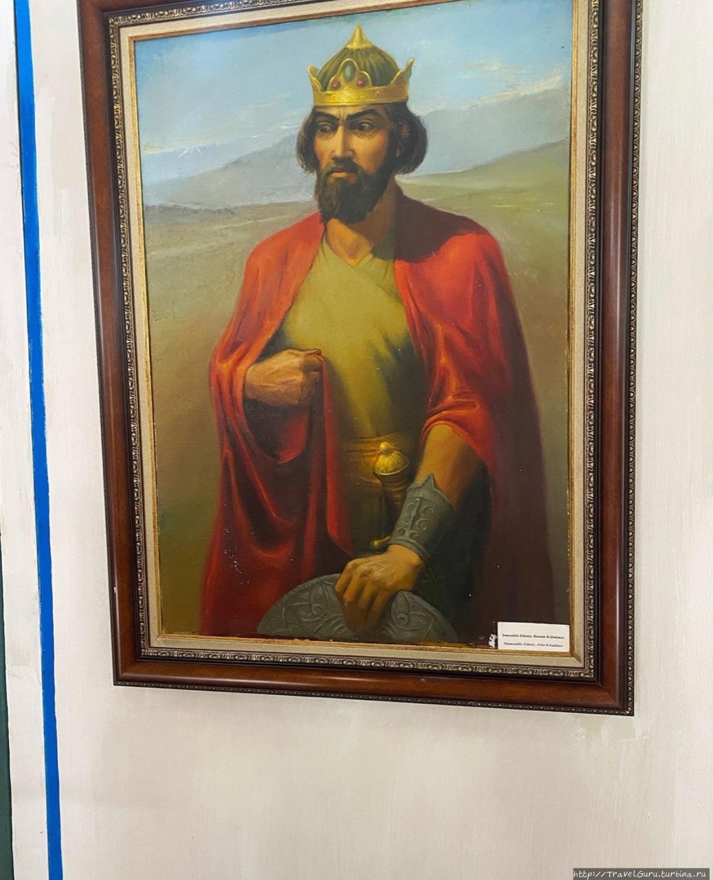 Портрет Шамсаддина Эльданиза, мужа Момине Хатун и первого правителя государства Ильдагизидов Нахичевань, Азербайджан
