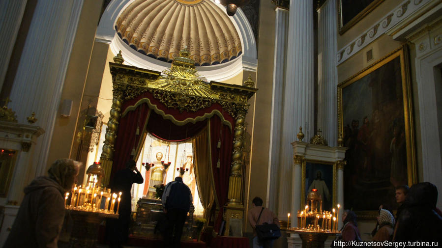 Захоронение мощей князя Александра в Санкт-Петербурге