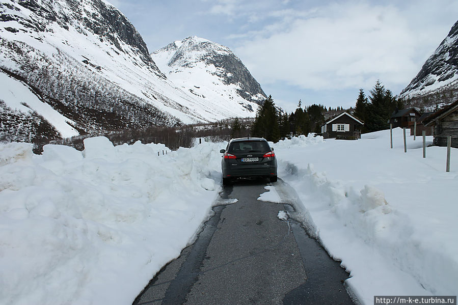 Дороги Норвегии зимой и скоростной режим Норвегия