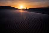 Закат в песчаных дюнах Heyf or Zahek