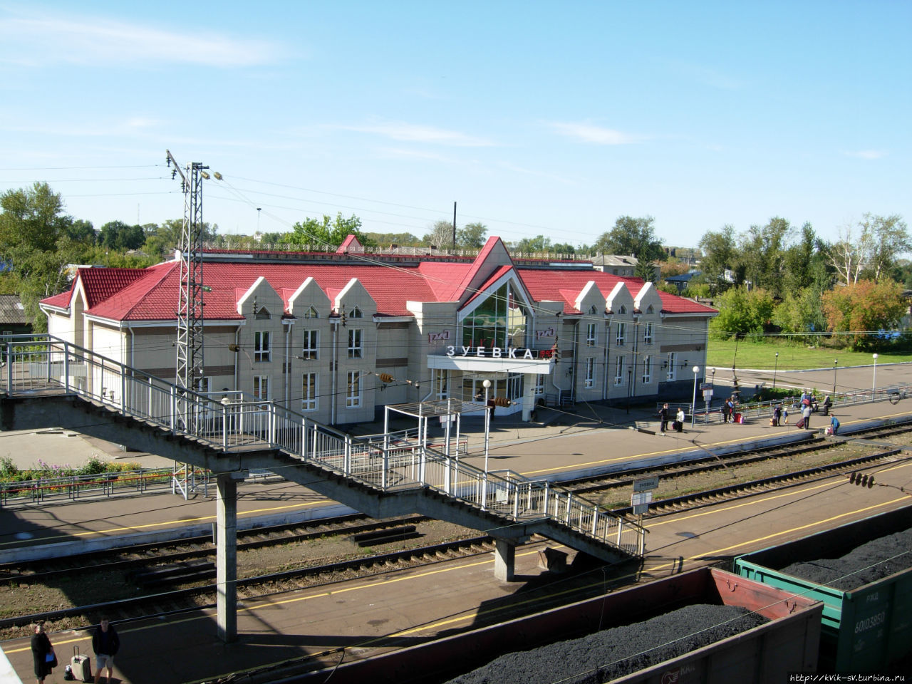 Этот вокзал построен недавно, уже в новое время Зуевка, Россия