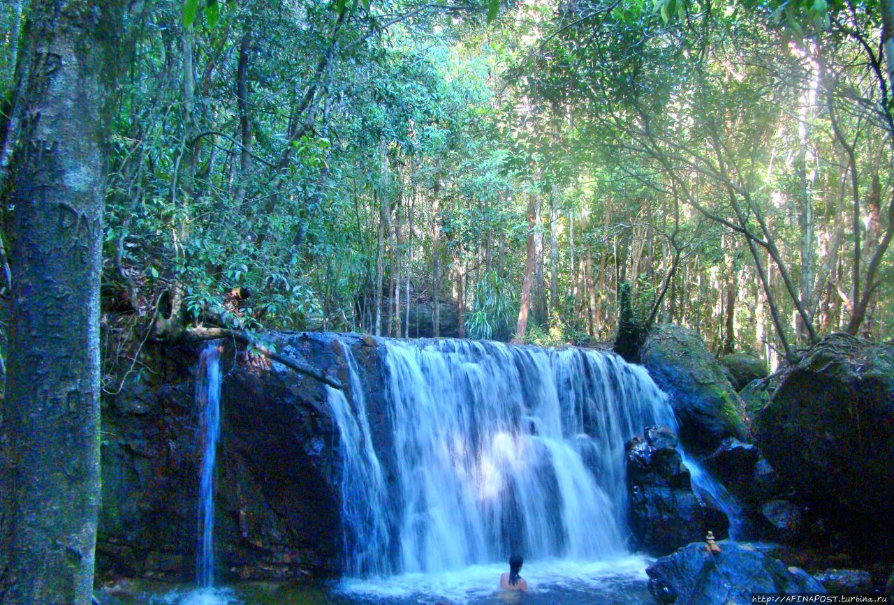 Экологический парк Suoi Tranh Waterfall Остров Фу Куок, Вьетнам