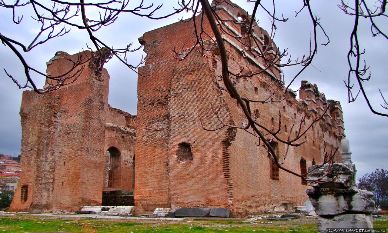 Античный центр Пергам Бергама (Пергам) античный город, Турция