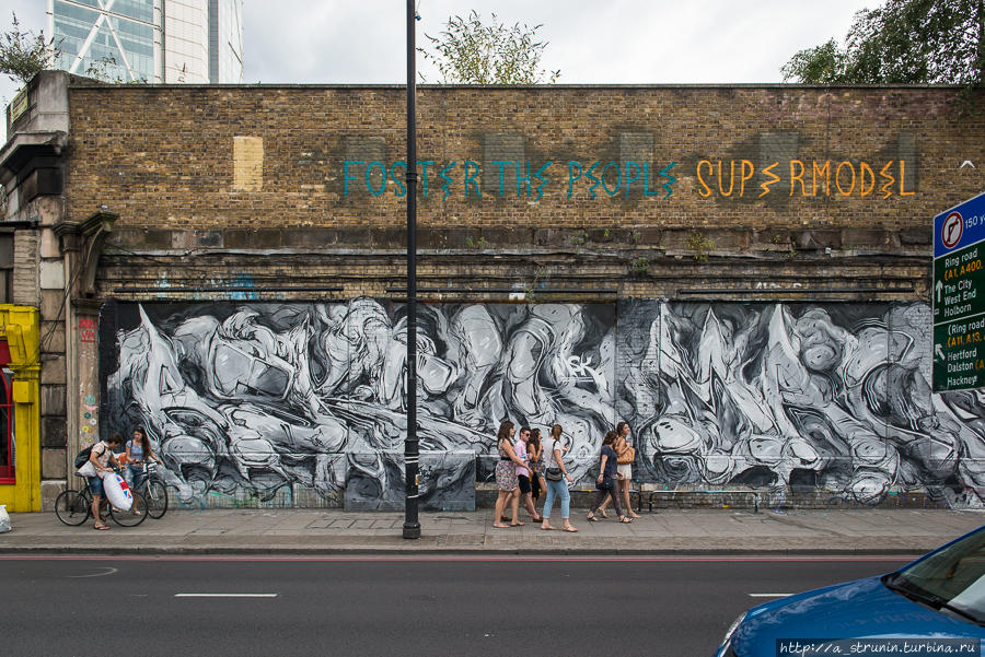 Говорящие стены Шордича Лондон, Великобритания