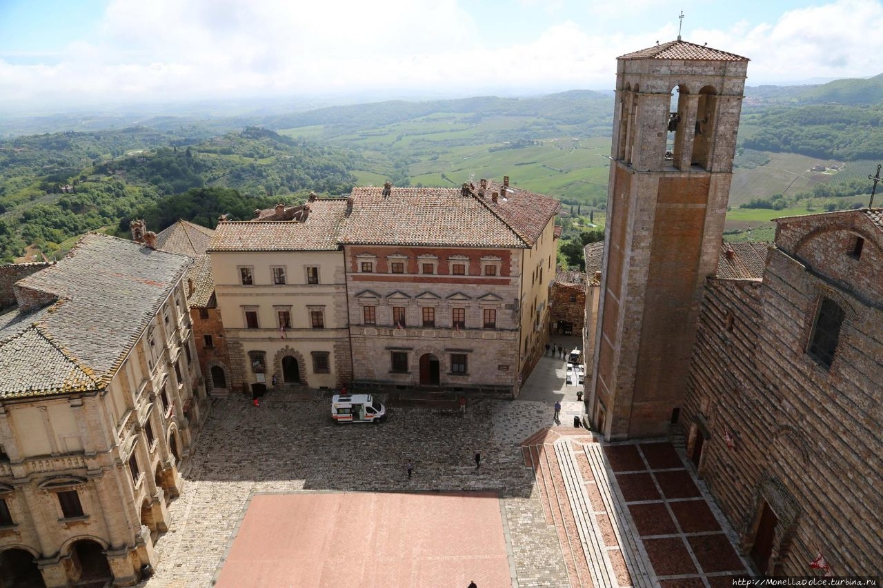 Путешествие в городе Montepulciano, июль 2020 Монтепульчано, Италия