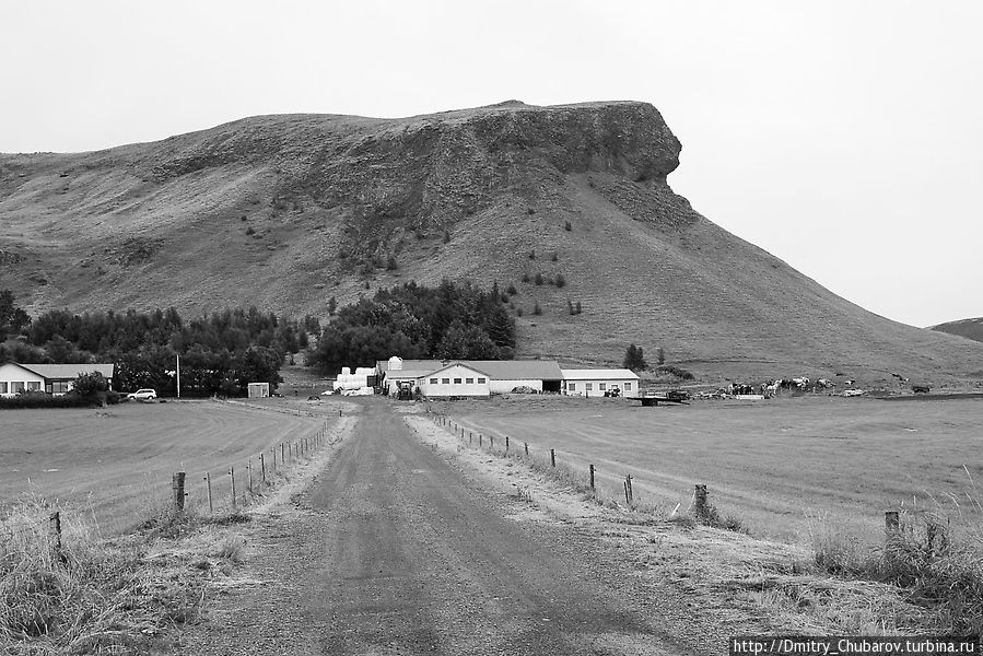Ферма в долине реки Þjórsá, дорога 35 Исландия