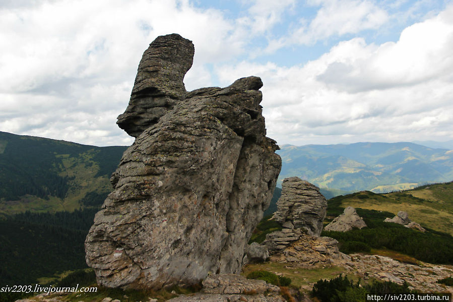 Вухастый камень Верховина, Украина