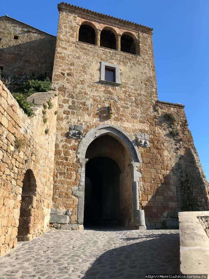 Средневековый Civita di Bagnoregio Баньореджо, Италия