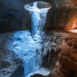 Фото из интернета. Салтинский водопад зимой.