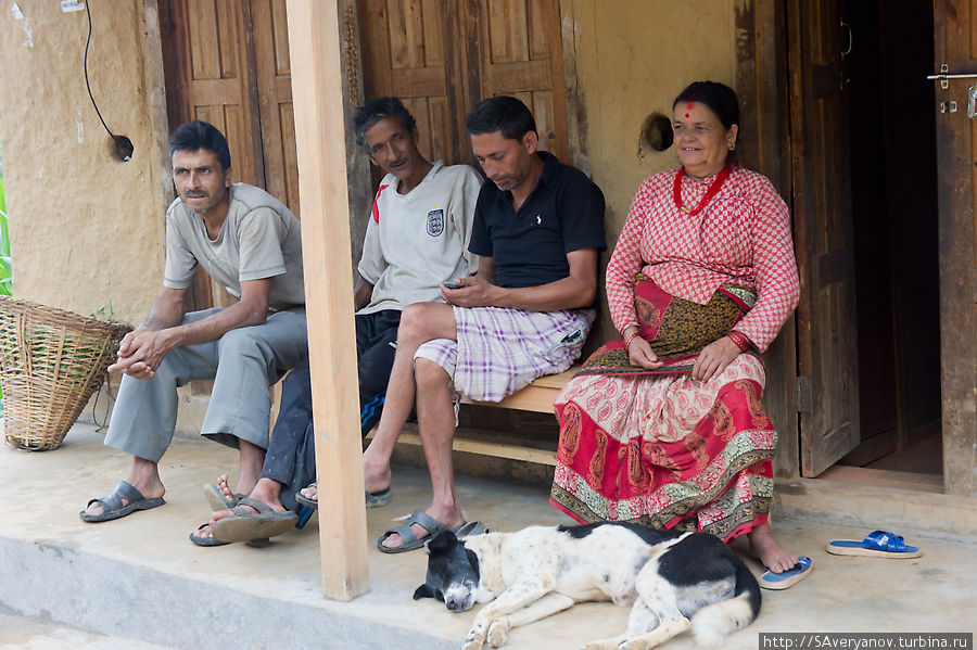 Балтали, местные жители Панаути, Непал