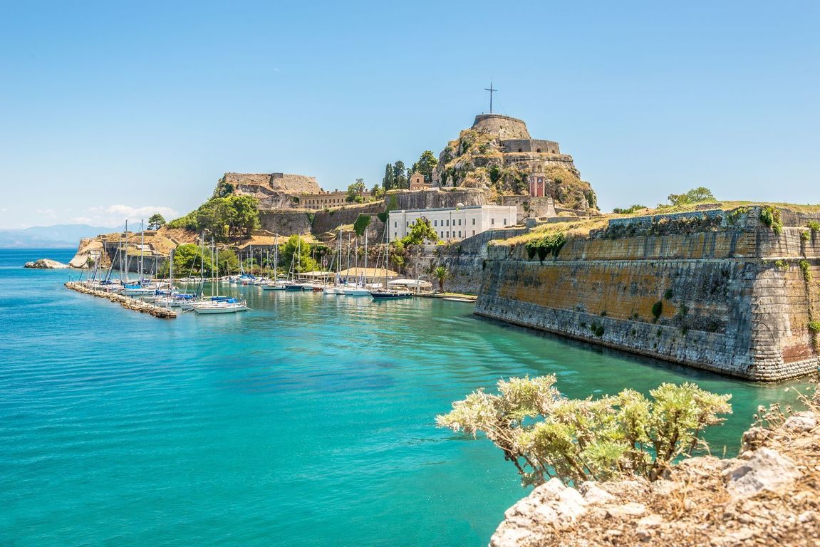 Старый венецианский форт в Корфу / Old Venetian Fortress Korfu