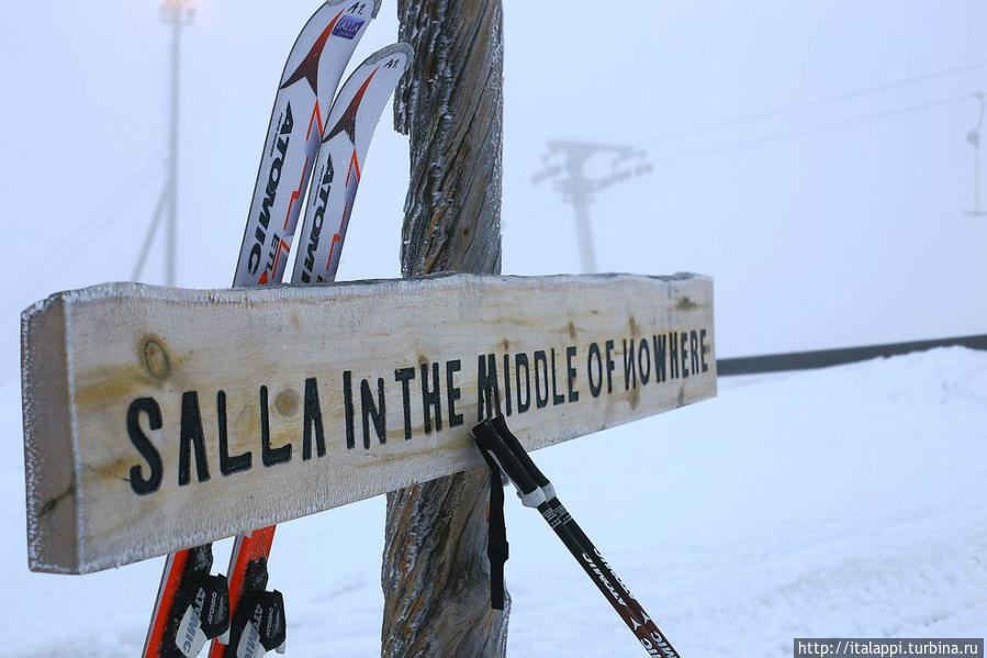 Салла — in the middle of nowhere Салла, Финляндия