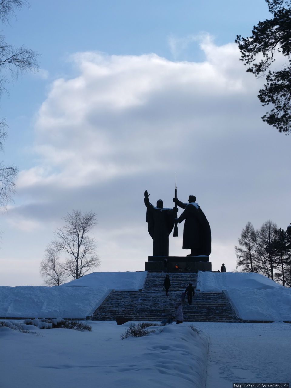 Прогулка по заснеженному Томску Томск, Россия