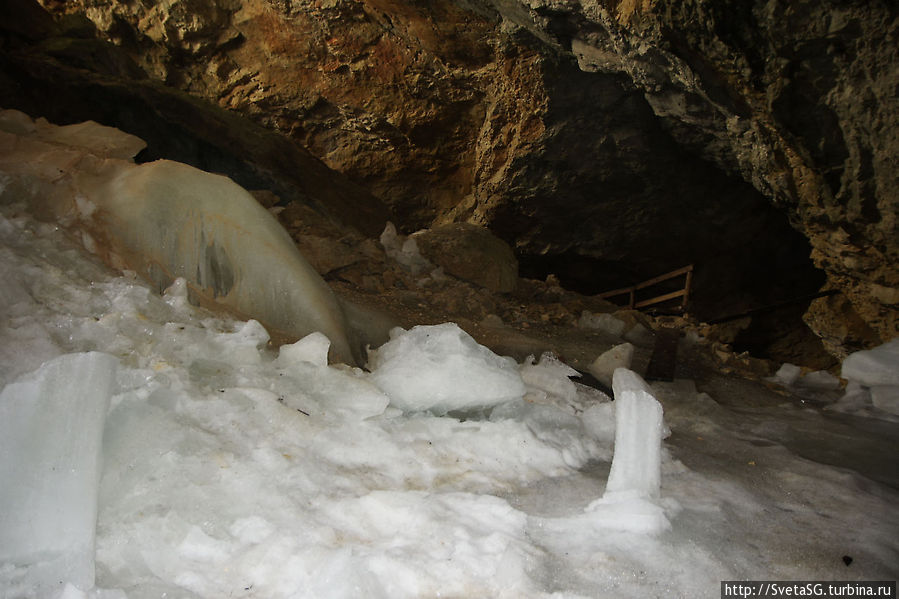 Ледяная пещера Шелленберга Зальцбург, Австрия