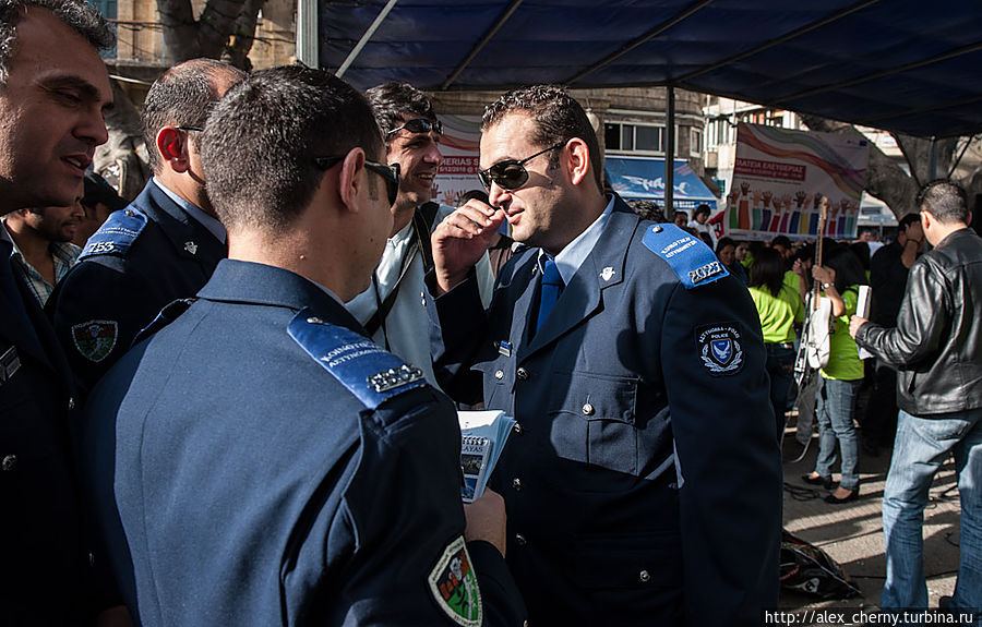Полиция- один из организаторов фестиваля Никосия, Кипр