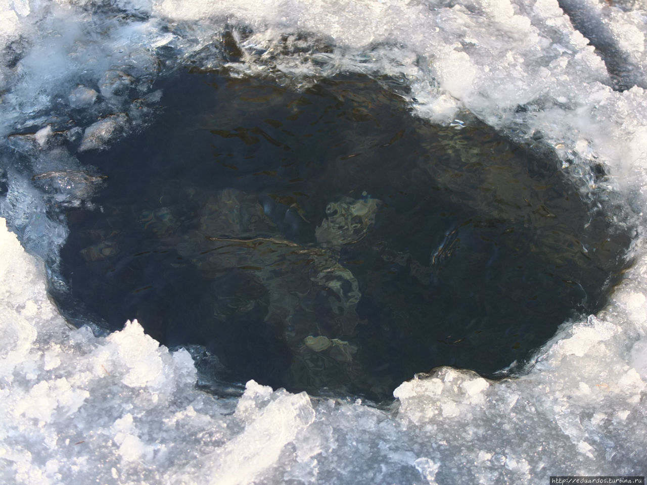 За Крещенской водой к проруби... Красноярск, Россия