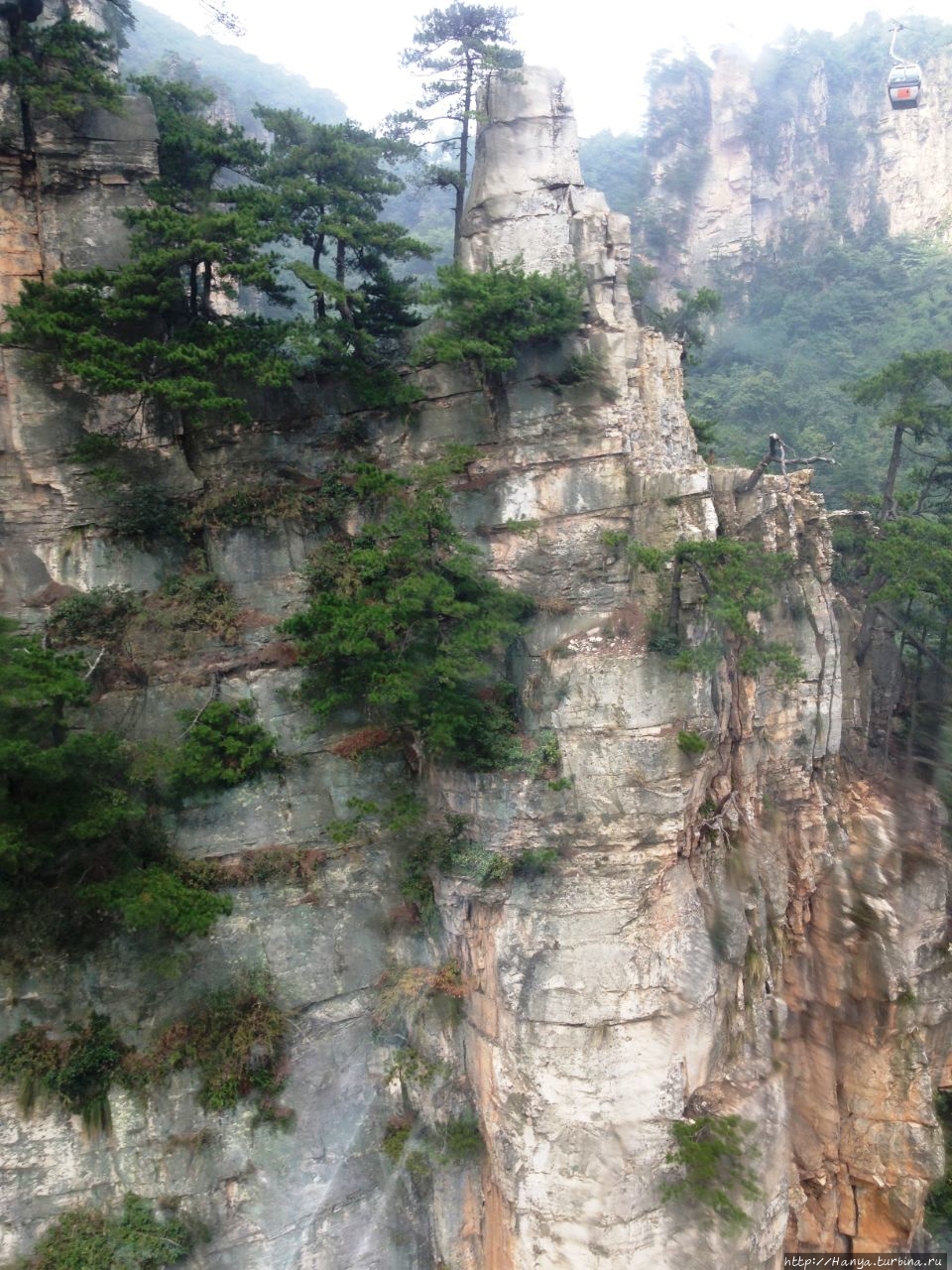 Фуникулер Tianzi Mountain Чжанцзяцзе Национальный Лесной Парк (Парк Аватар), Китай