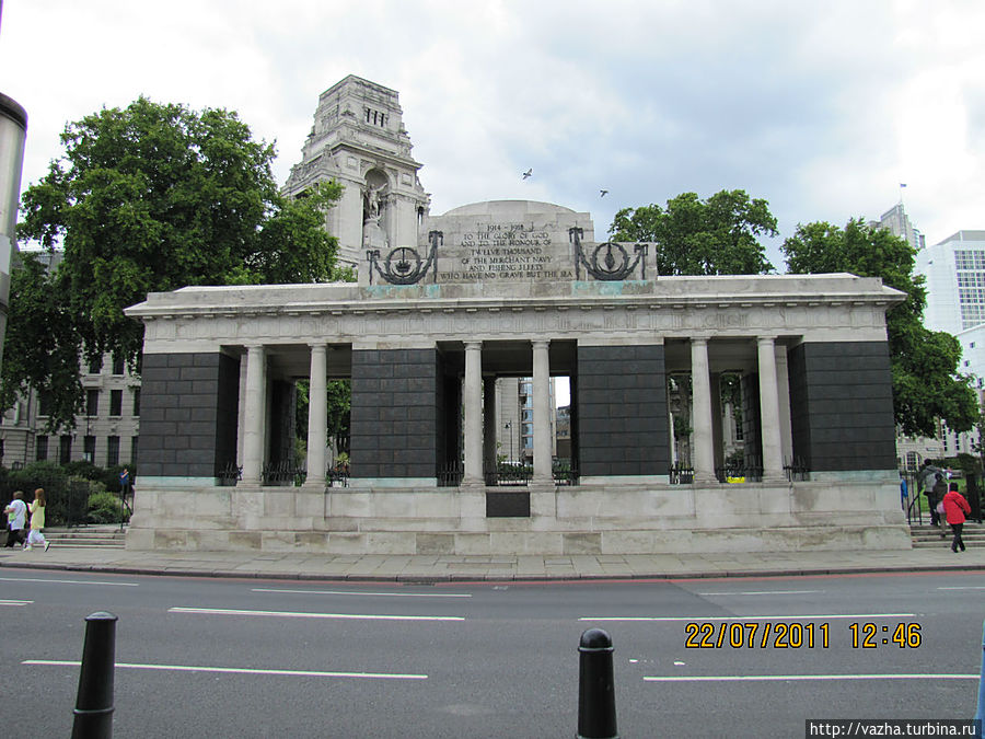 Монумент павшим войнам 1914 1918 годах Лондон, Великобритания