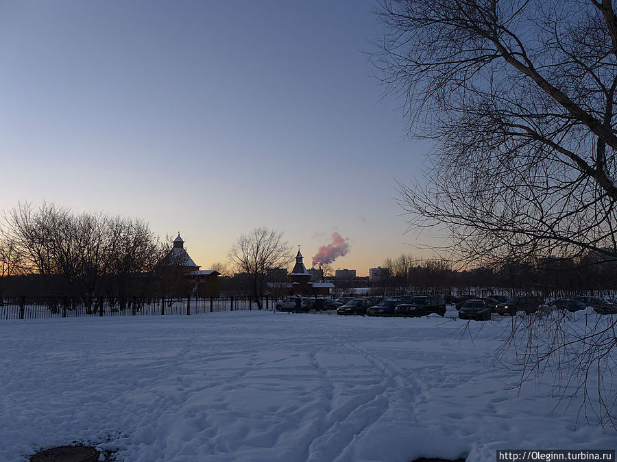 Парк Колменское на закате Москва, Россия