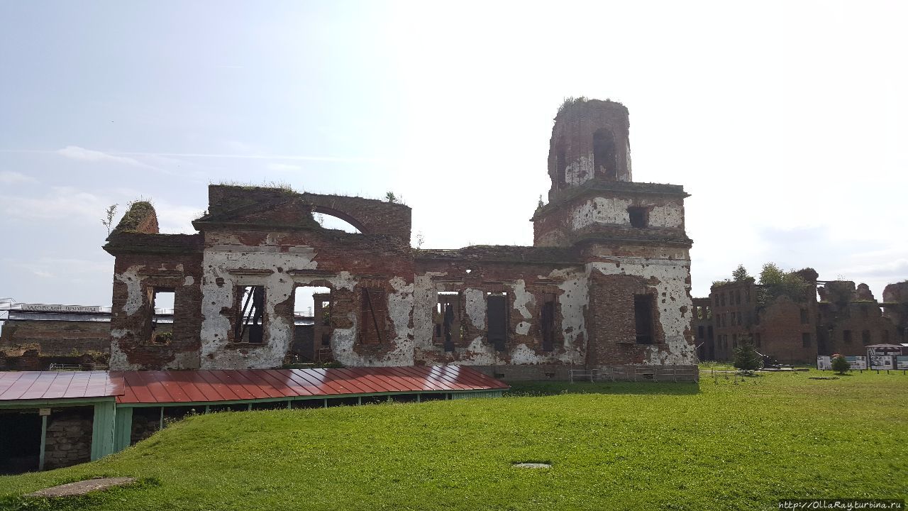 Храм крепости после обстр
