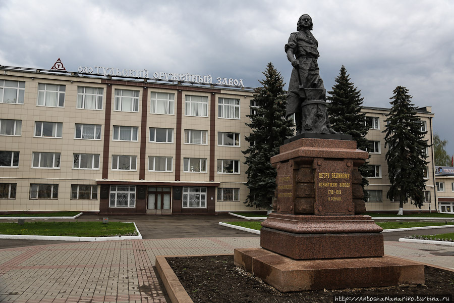 Оружейный завод и памятник его основателю Пётру I. Тула, Россия
