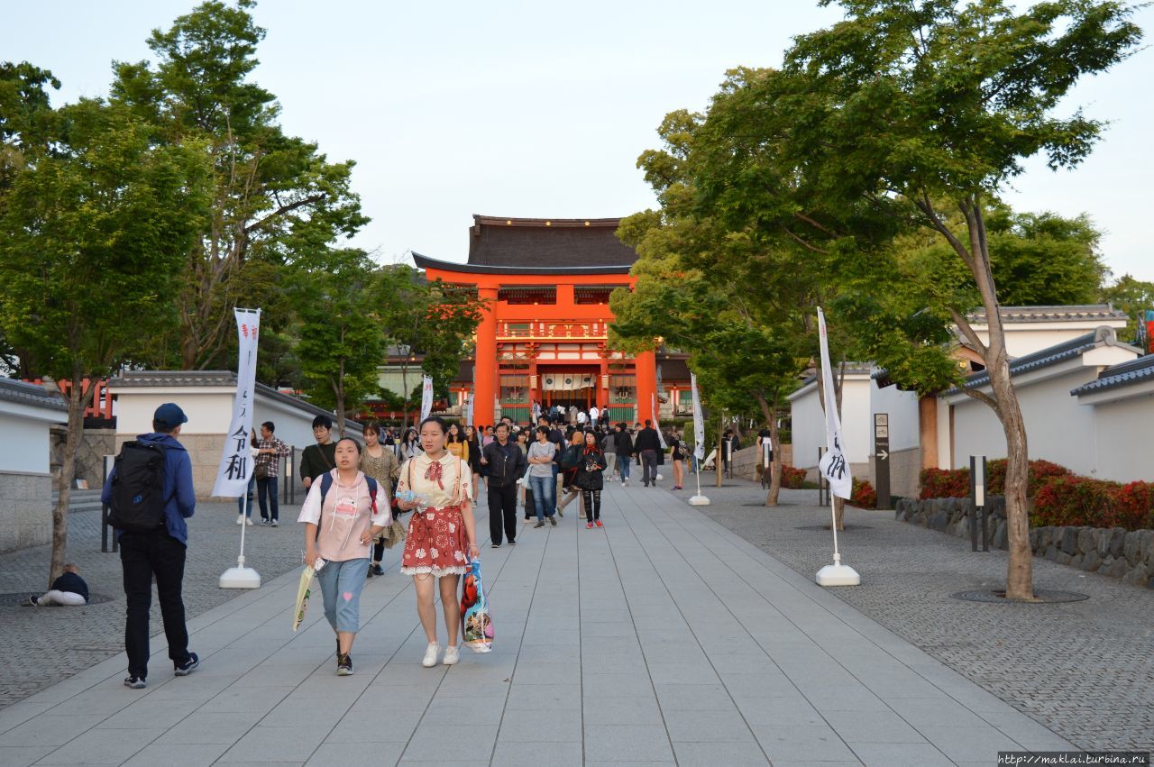 Храм Фусими Инари Тайся. 10000 торий с историей Киото, Япония