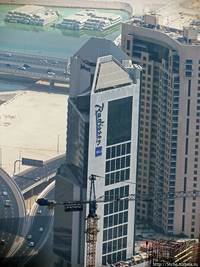 Дубаи с самого высокого здания в мире Бурдж Халифа Дубай, ОАЭ