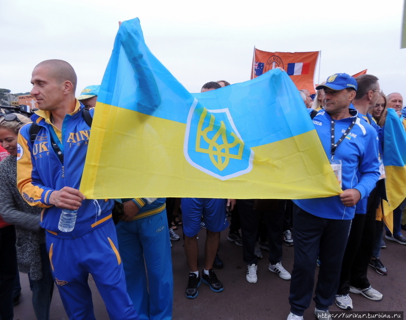 Украинские спортсмены участвуют во всех основных игровых видах спорта — волейболе, баскетболе, футболе, а также во многих видах легкой атлетики Ницца, Франция