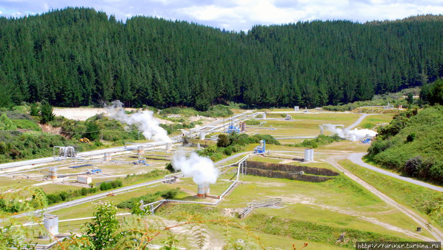 Геотермальная станция Вайракеи Таупо, Новая Зеландия