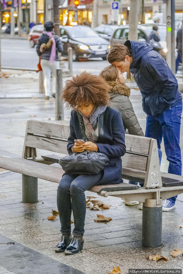 Елисейские поля в Париже. Париж, Франция