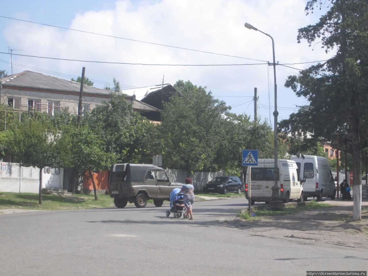 Начало прогулки по Цхалубо Цхалтубо, Грузия