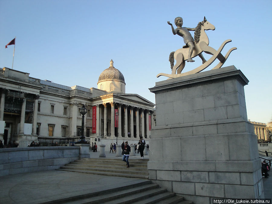 Национальная художественная галерея, Трафальгарская площадь Лондон, Великобритания