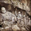 Будда Майтрейя (или Смеющийся Будда) в Храме Прибежища Души в Ханчжоу.